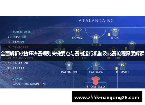 全面解析欧协杯决赛规则关键要点与赛制运行机制及比赛流程深度解读