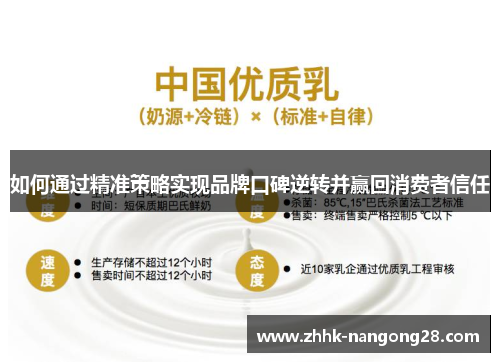 如何通过精准策略实现品牌口碑逆转并赢回消费者信任